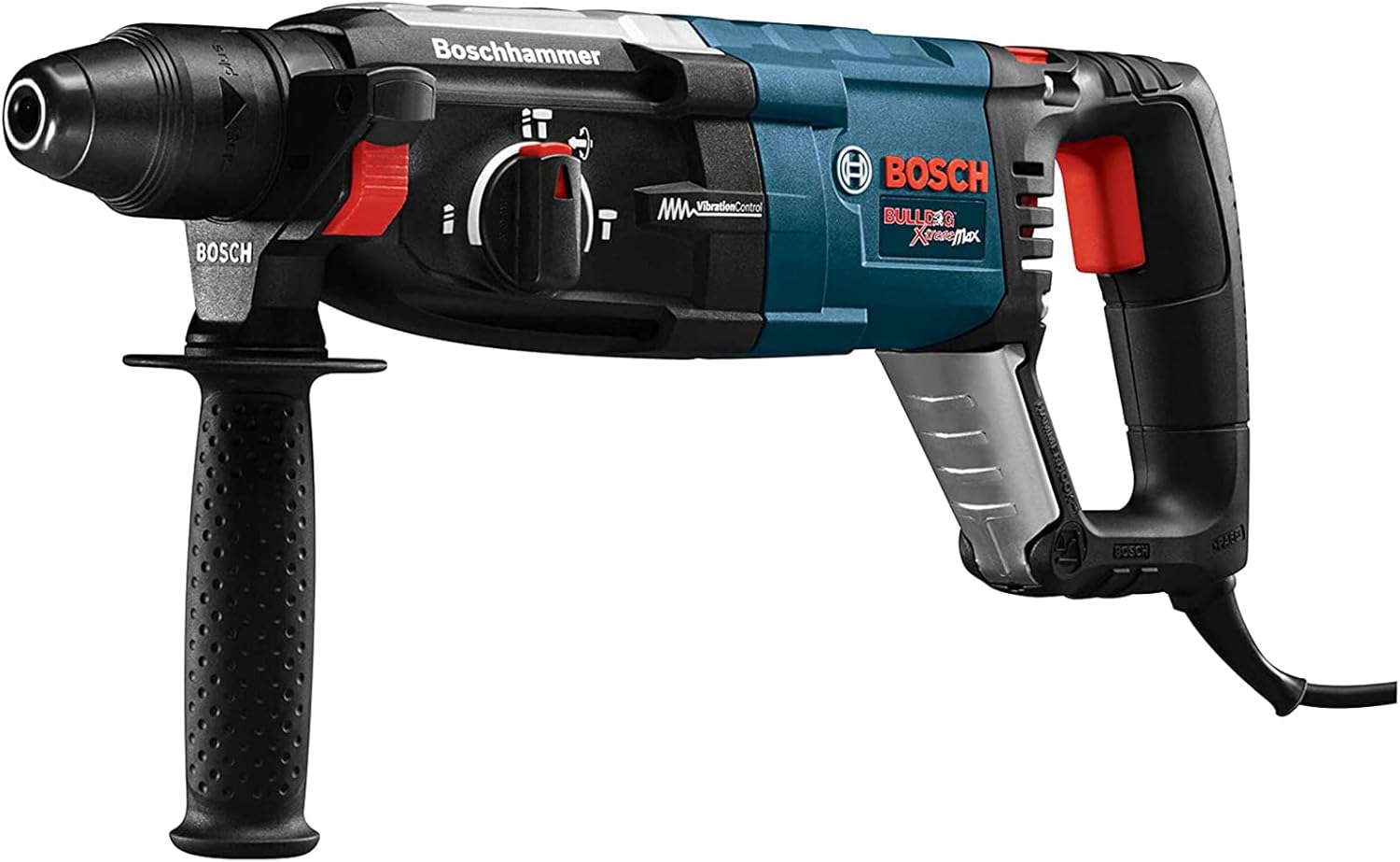 Bosch 8.5 Amp Rotomartillo 1-1/8 in. SDS-Plus Velocidad Variable para Concreto con Estuche Incluido
