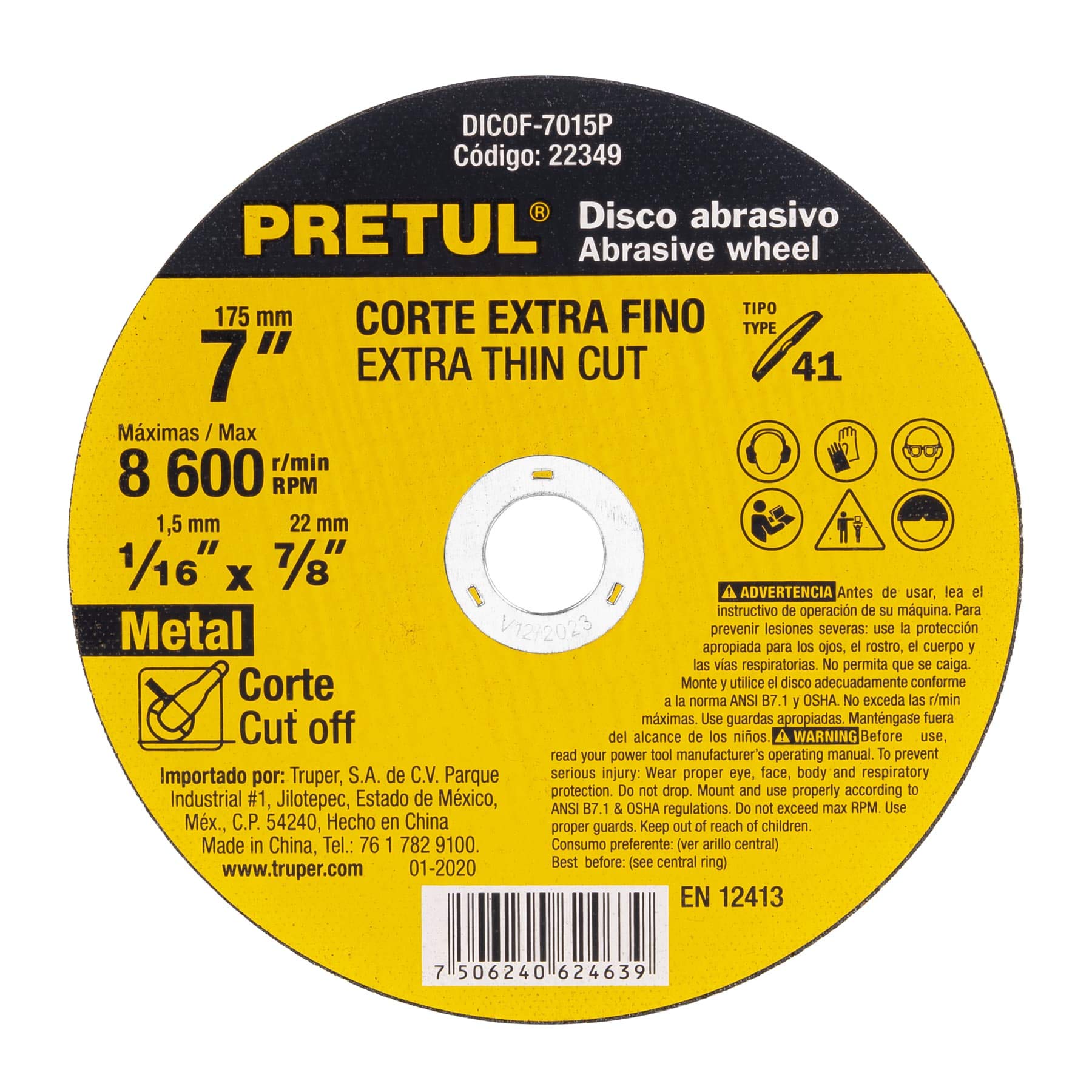 Disco de Corte Metal