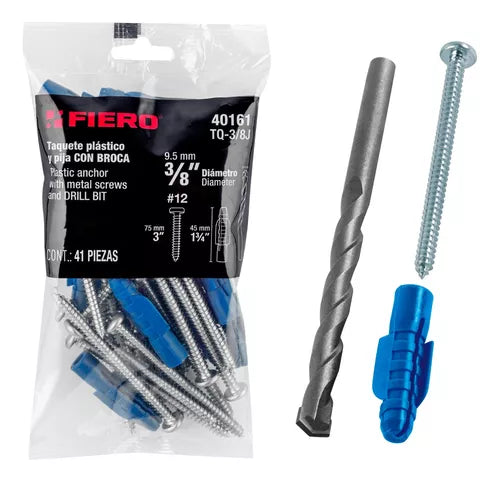 Kit Taquetes Bolsa con Broca