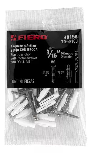 Kit Taquetes Bolsa con Broca