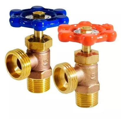 Blue and Red Washing Machine Key