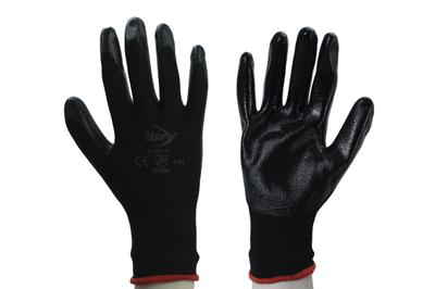 Guantes Negros de Nitrilo