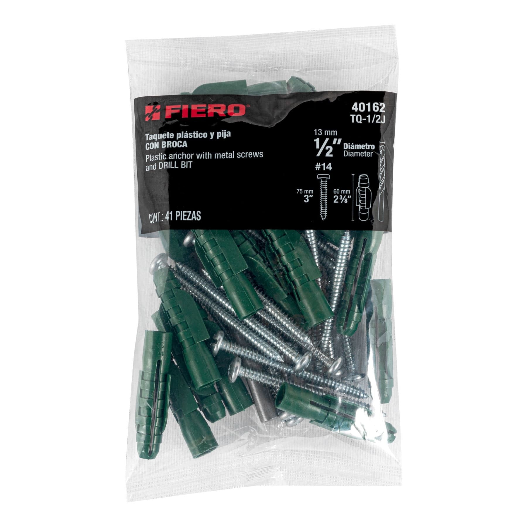 Kit Taquetes Bolsa con Broca