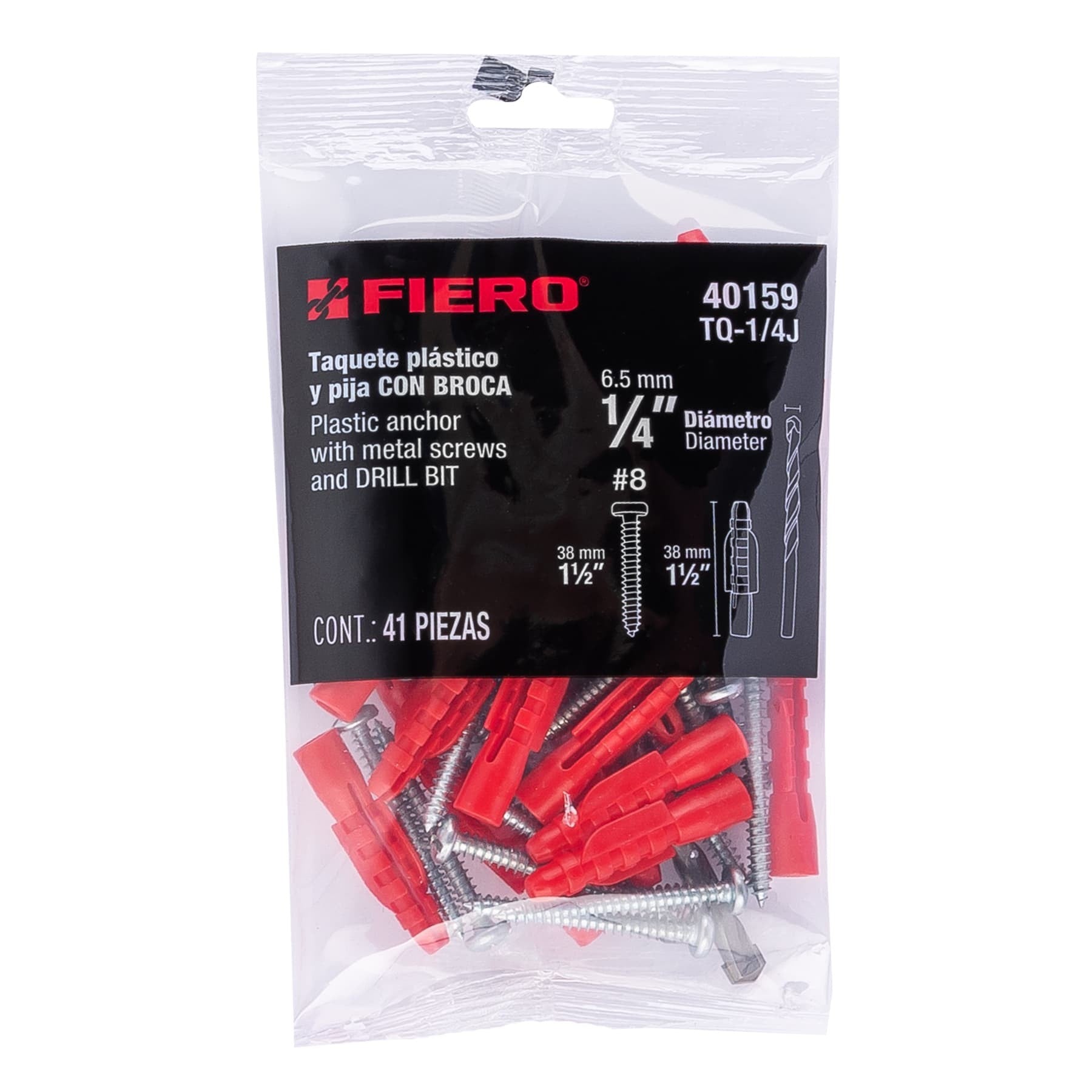 Kit Taquetes Bolsa con Broca