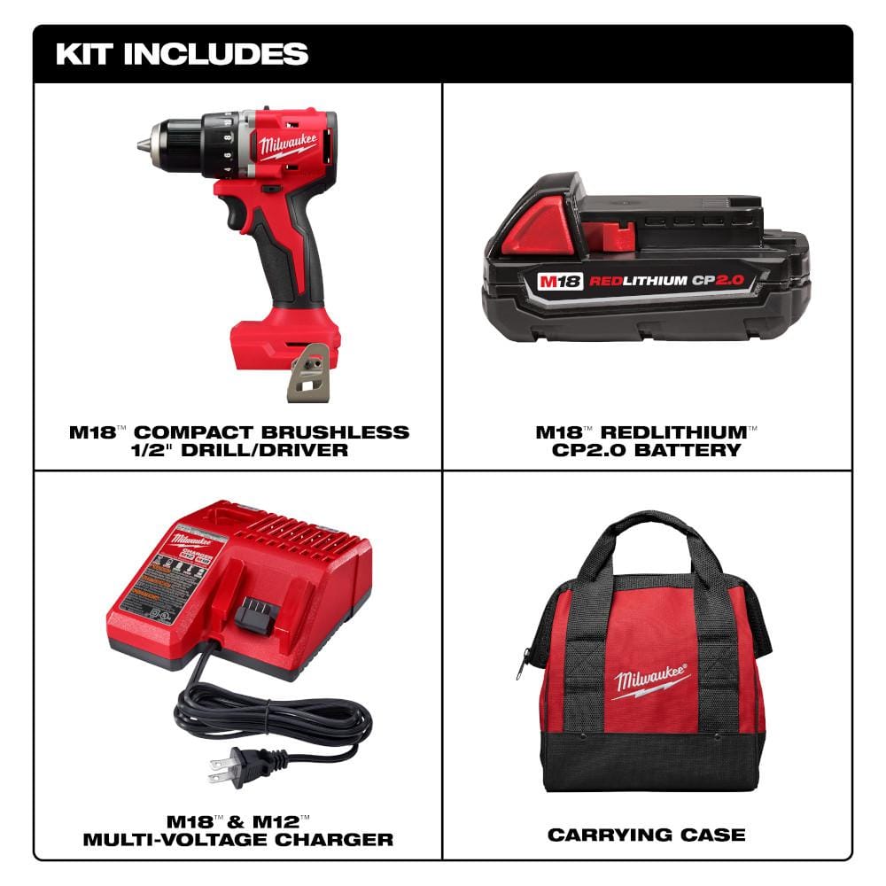 Milwaukee 1/2 Inch M18 Rotary Hammer Drill